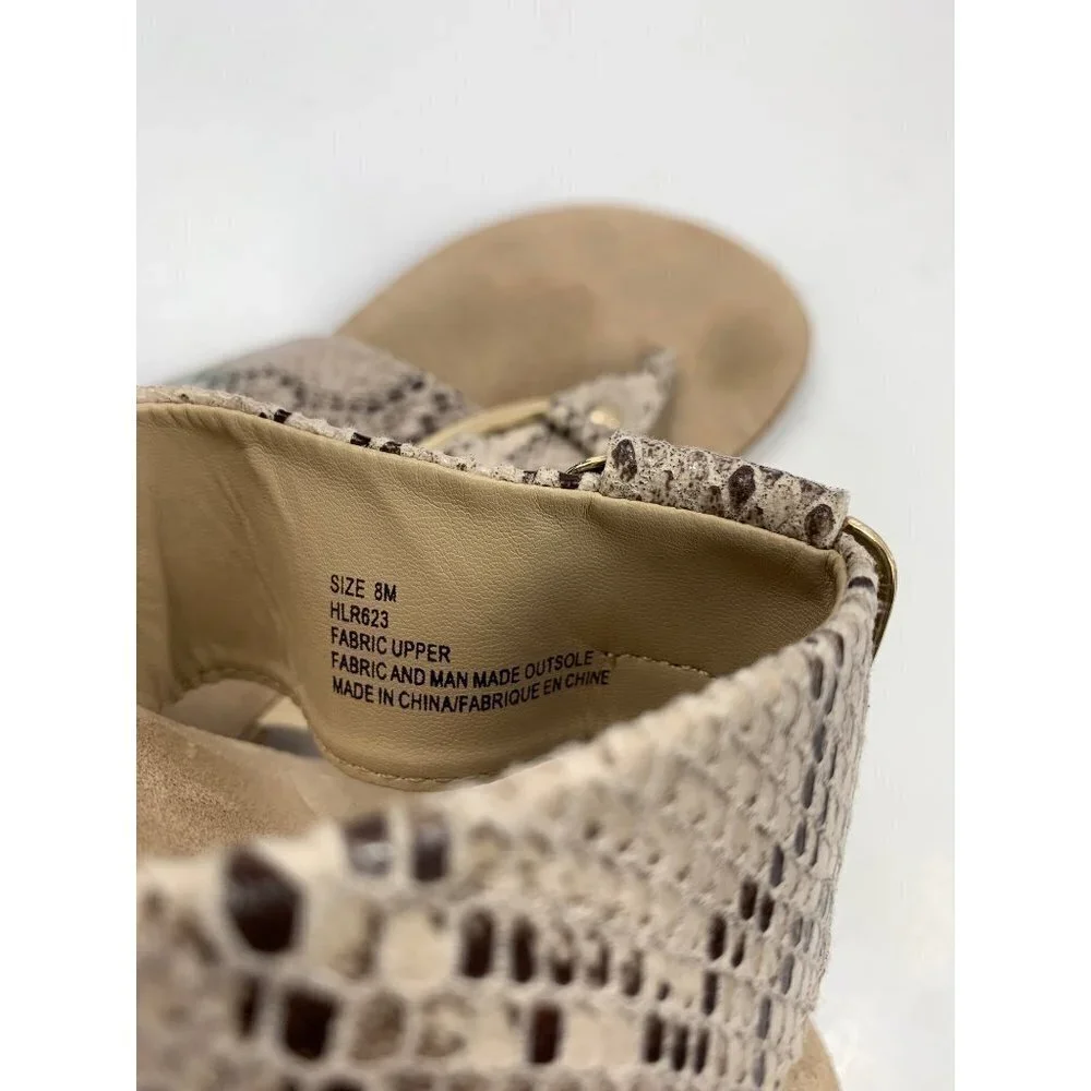 DB Established 1962 Women's Snake Print Sandals - Picture 5 of 6